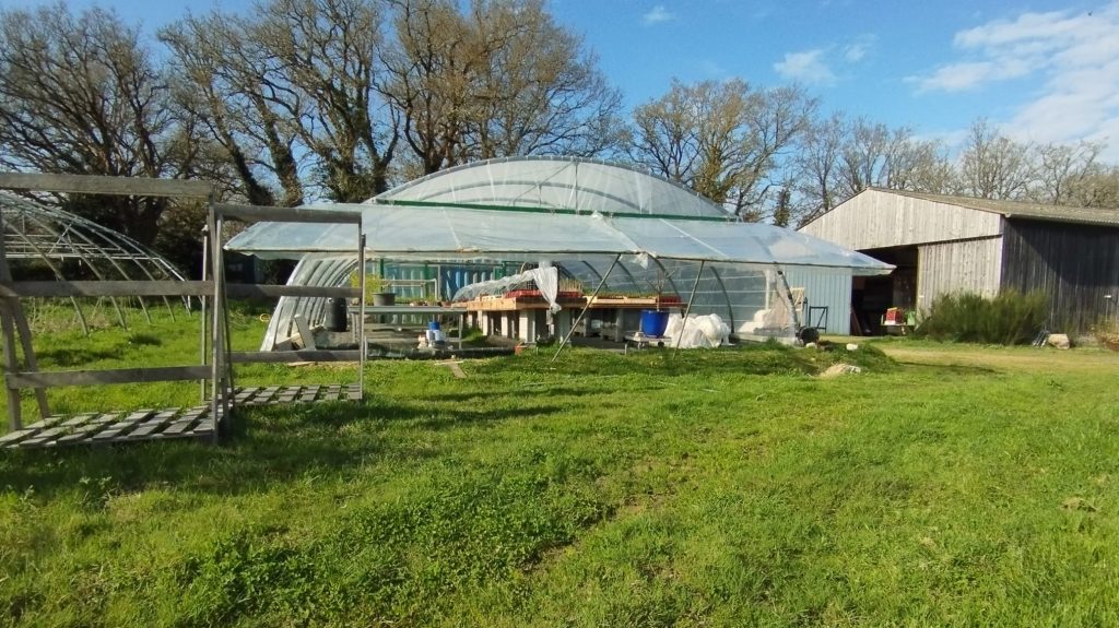 La serre des Jardins de Quintin